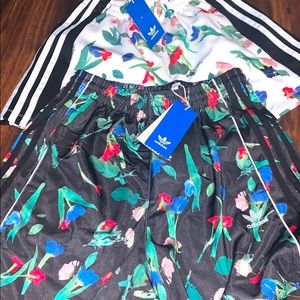 Two pairs of adidas shorts